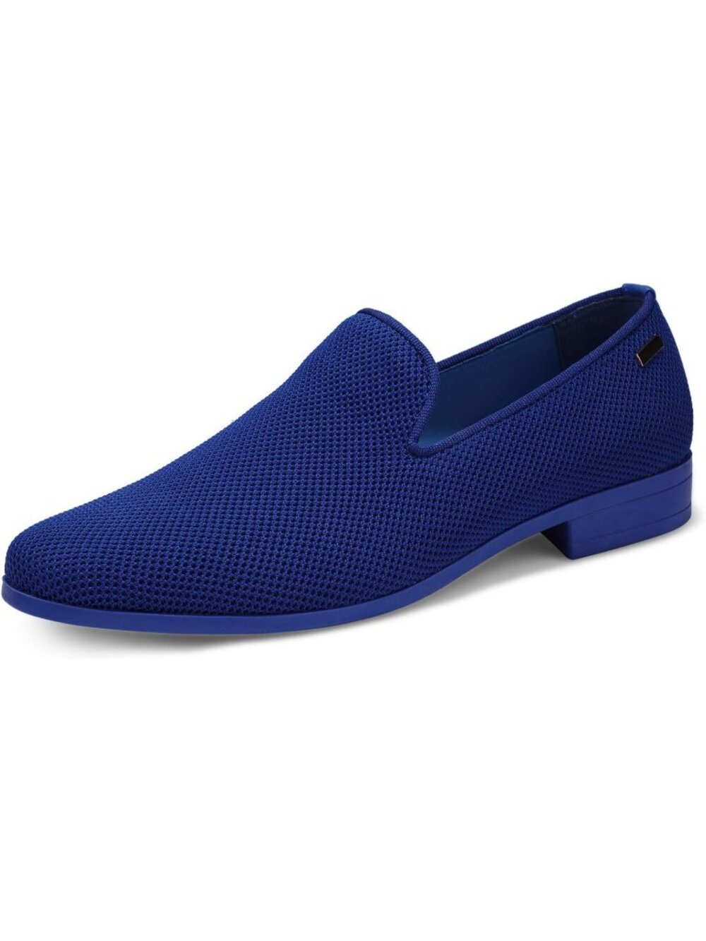 UUBARIS Men's Klein Blue Elegant Tuxedo Loafers Slip on Dress Shoes Formal Shoes